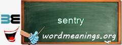 WordMeaning blackboard for sentry